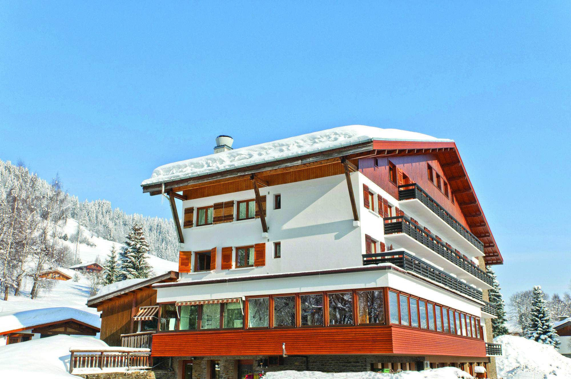 Hotel Vacances Bleues Les Chalets Du Prariand Megève Екстериор снимка