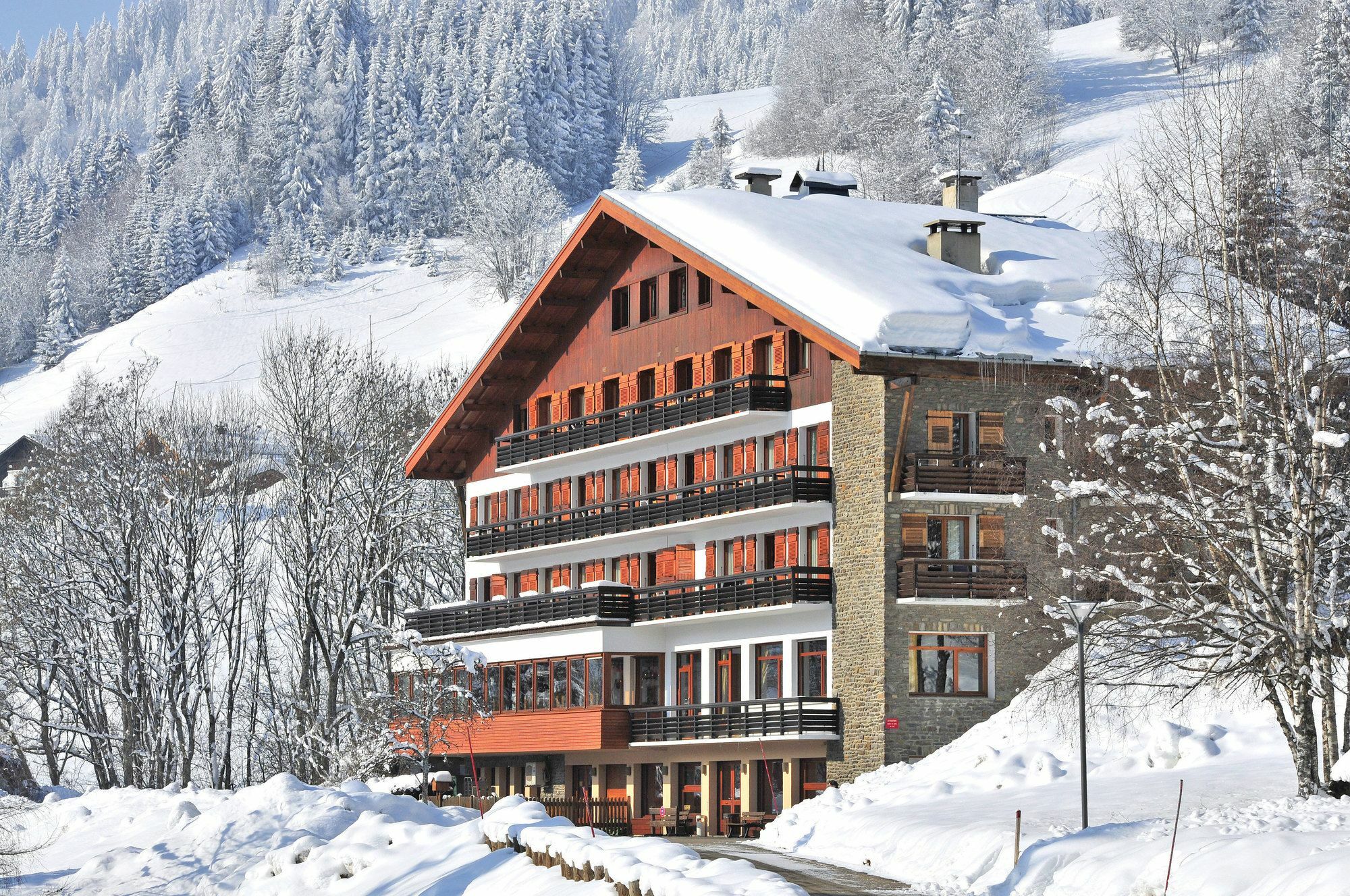 Hotel Vacances Bleues Les Chalets Du Prariand Megève Екстериор снимка